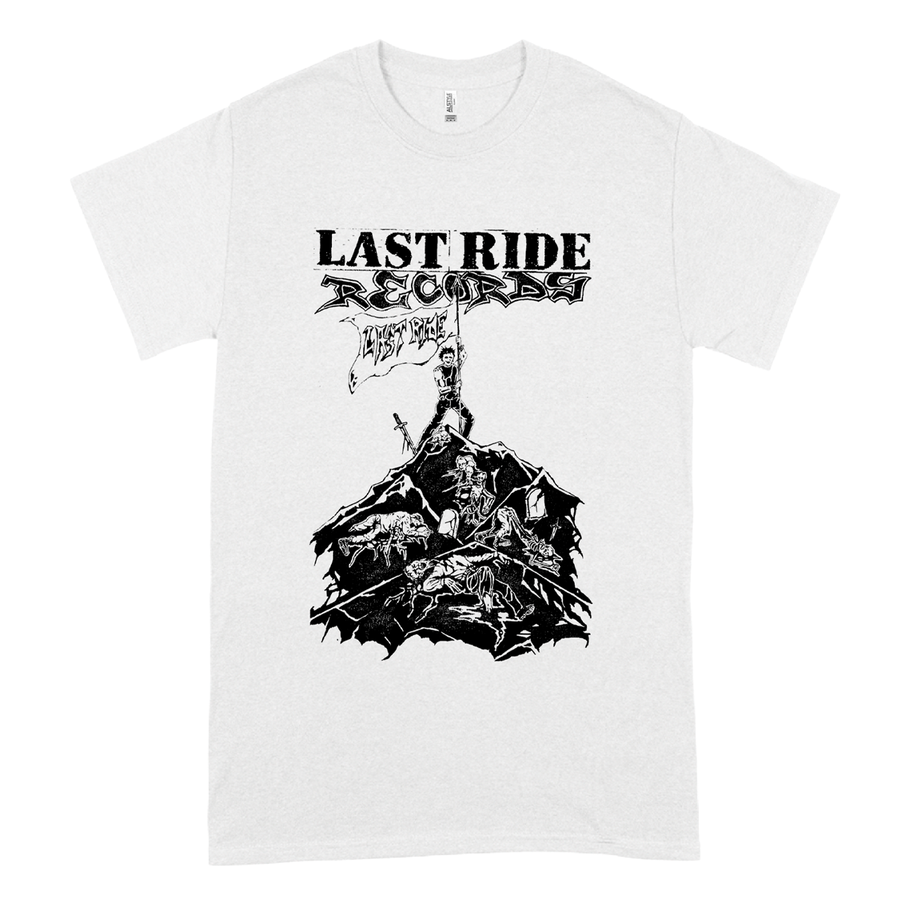 Last Ride - Mountain T-Shirt (White)