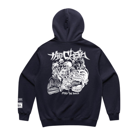 The Chain - Navy Logo Hoodie